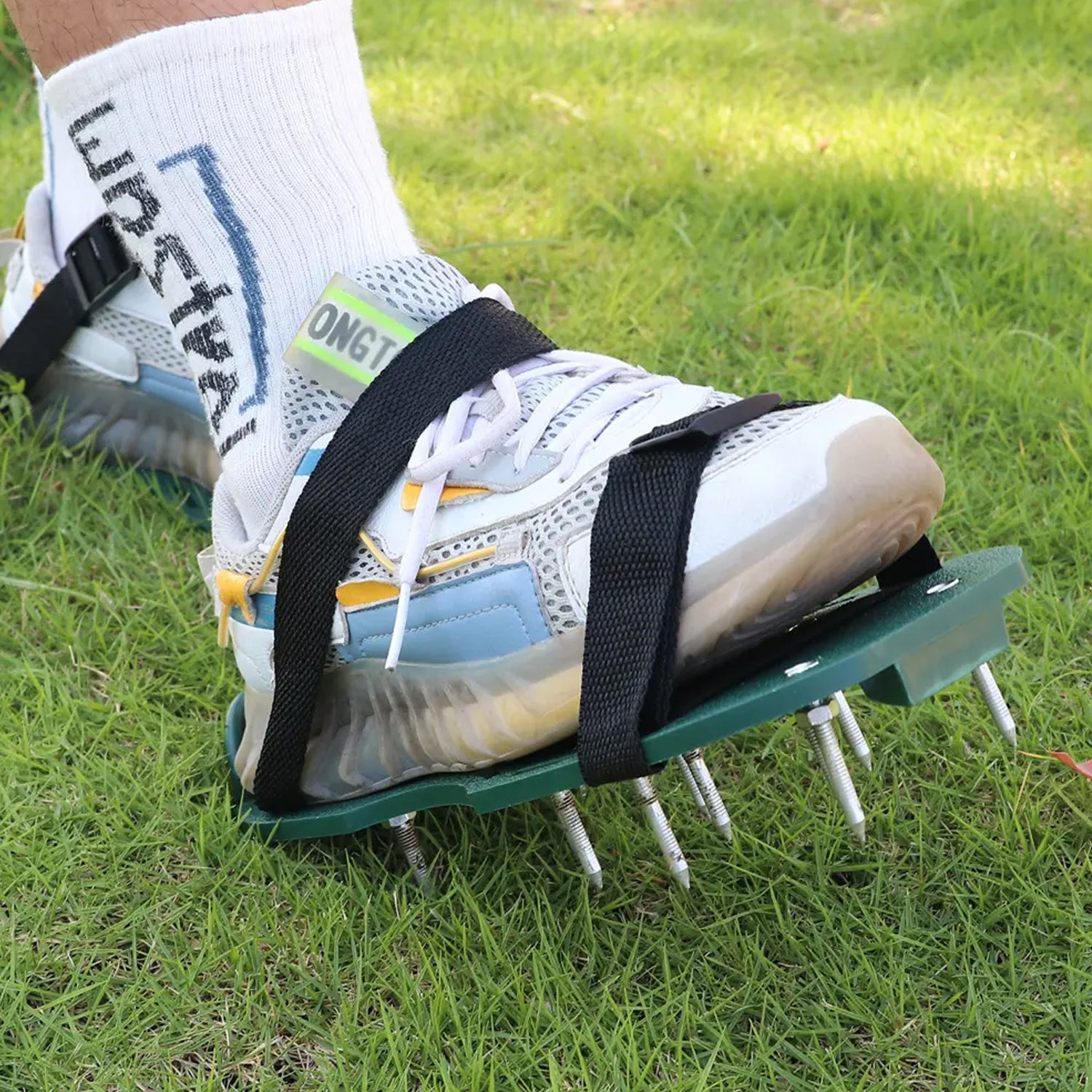 Lawn Aerator Sandals  Garden Grass Aerator Spiked  . . .