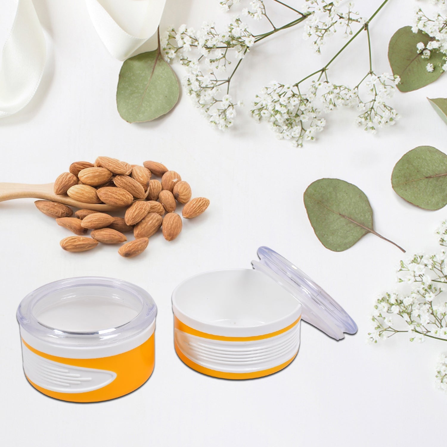 Airtight Plastic Storage Container Set  2 Pieces   . . .