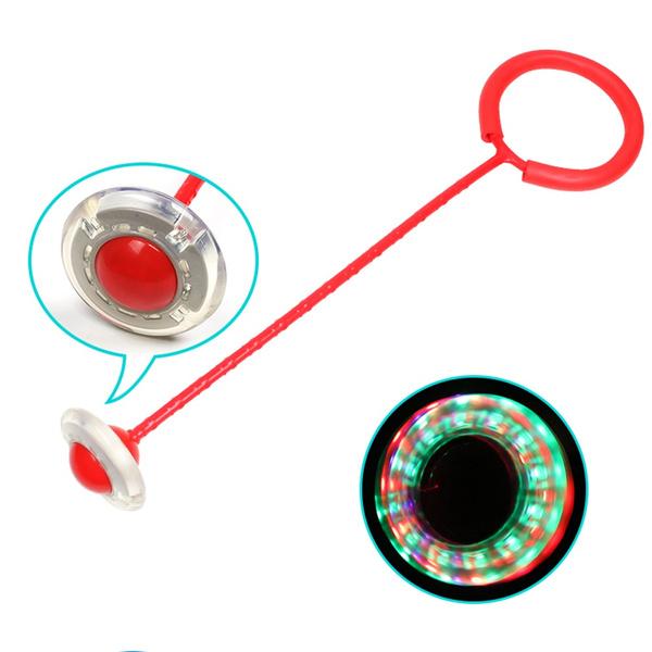 Led Light Flashing Jumping Ring Ankle Skipping Jum . . .
