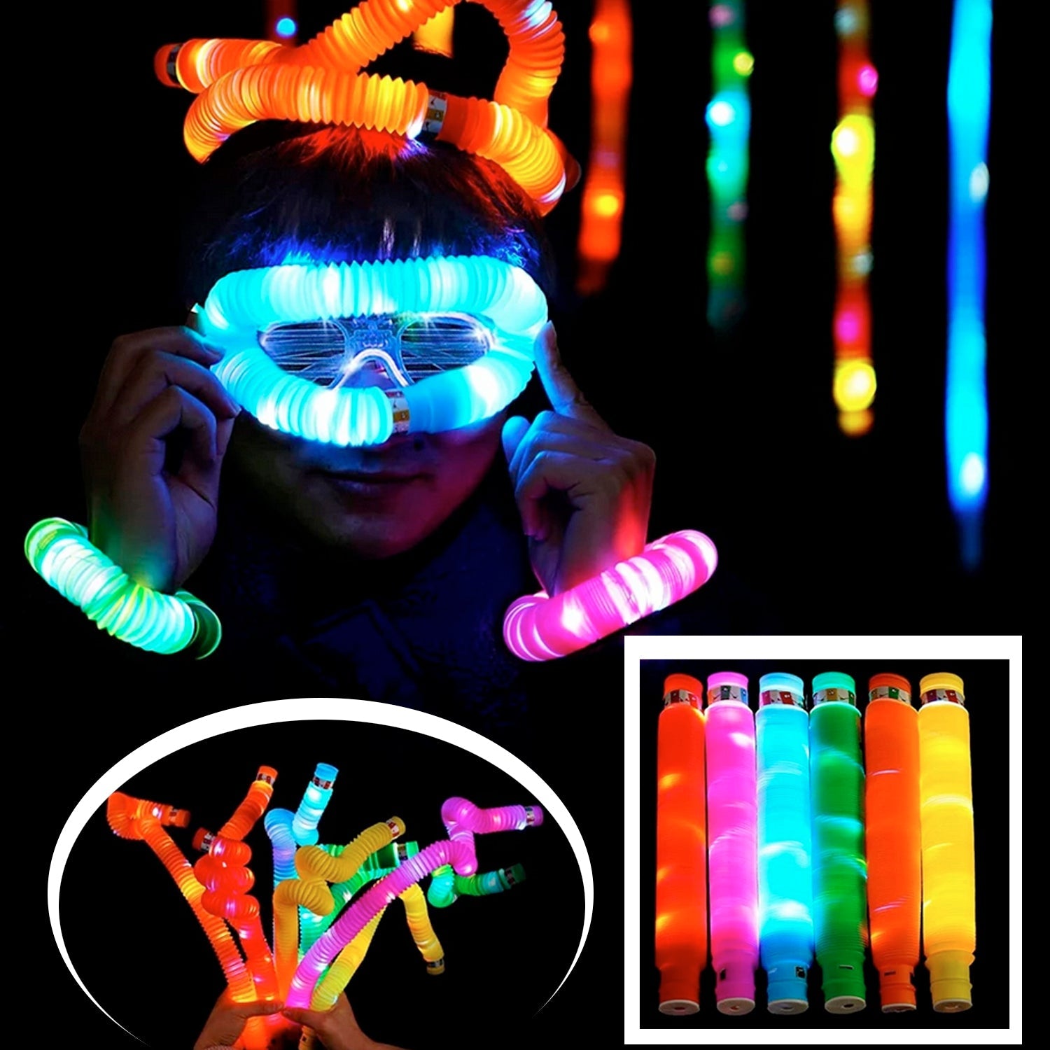 Mini Pop Tubes  Colourful Tubes Sensory Toys Stret . . .
